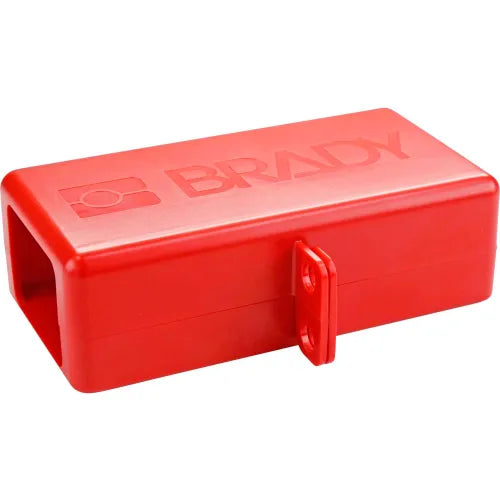 Brady® 150821 BatteryBlock Cable Lockout - Large, ABS Plastic, Red, 1/4' Cable Length