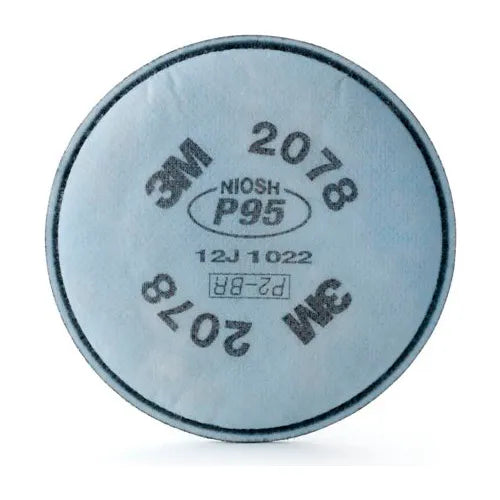 3M™ Particulate Filter 2078, P95, with Nuisance Level Organic Vapor/Acid Gas, 2/Pack