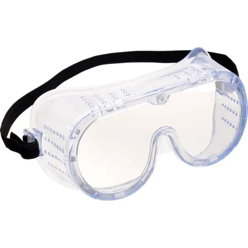 Global Industrial™ Safety Goggles with Neoprene Strap, Anti-Fog, Clear Lens/Frame