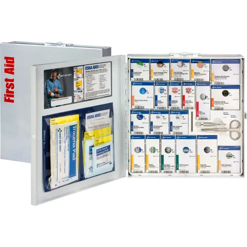 First Aid Only® SmartCompliance Cabinet w/o Meds, 50 Persons, Large
