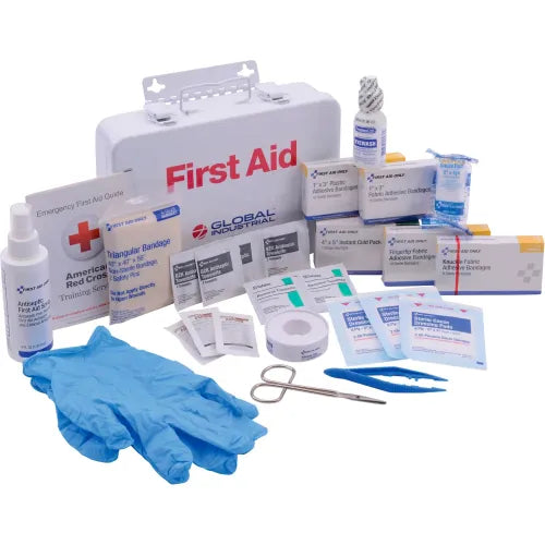 Global Industrial™ Standard Vehicle First Aid Kit, 25 Person