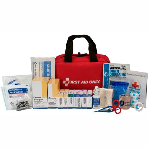 First Aid Only™ 90599 First Aid Kit, 50 Person, ANSI Compliant, A+, Fabric Case