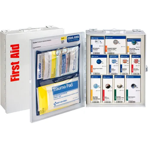 First Aid Only® SmartCompliance Food Service Cabinet w/o Meds, 25 Persons, Medium