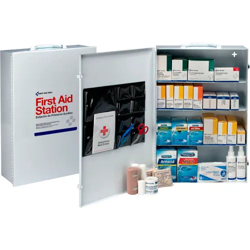 First Aid Only® 4 Shelf First Aid Metal Cabinet