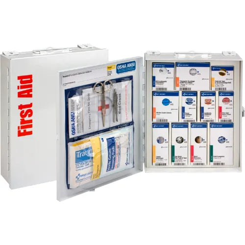 First Aid Only™ 90578 Medium SmartCompliance First Aid Kit, ANSI Compliant, Class A, Metal