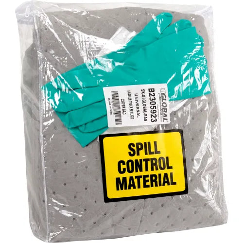 Global Industrial™ Universal 5 Gallon Truck Spill Kit-Zipper Bag