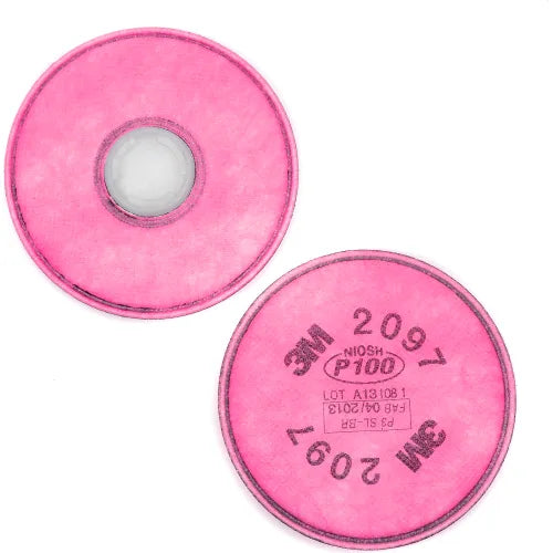3M™ Particulate Filter 2097/07184(AAD), P100 Respiratory Protection, 2/PK