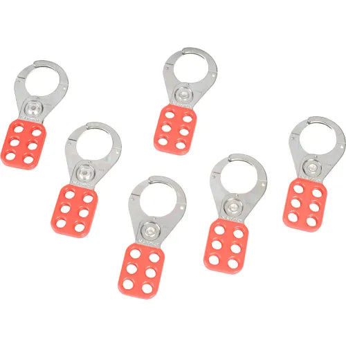 Master Lock® Steel Lockout Hasp, 1-1/2" Jaw Clearance