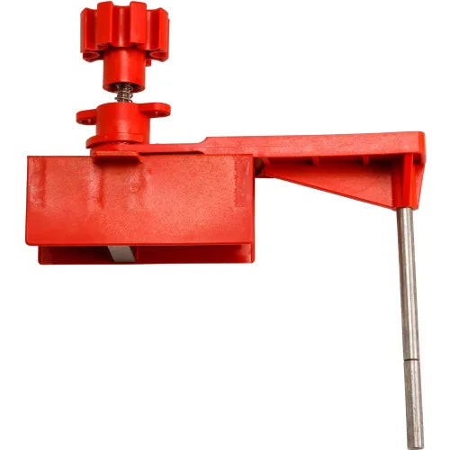 Brady Universal Ball Valve Lockout, Valve Lockout, Red