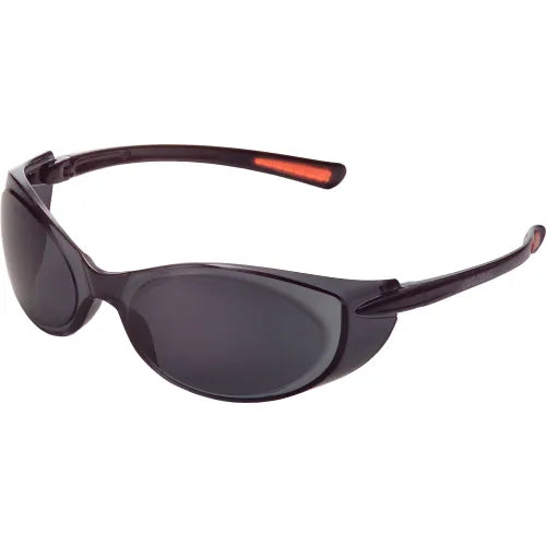 Global Industrial&#153; Frameless Safety Glasses, Side Shields, Anti-Fog, Smoke Lens