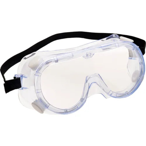 Global Industrial&#153; Safety Goggles with Neoprene Strap, Clear Lens/Frame