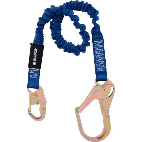 Global Industrial&#153; 4-1/2&quot; - 6'L Energy Absorbing Lanyard, Rebar Hook