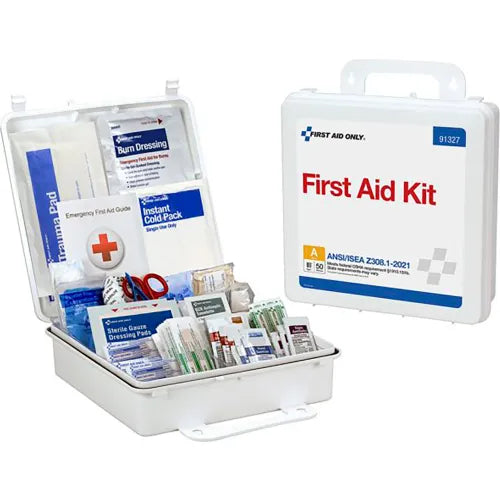 First Aid Only First Aid Kit, 50 Person, ANSI Compliant, Class A, Plastic Case