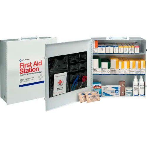 First Aid Only&#174; 3 Shelf First Aid Metal Cabinet