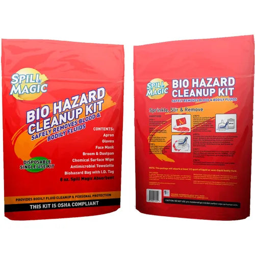 Spill Magic SM-BIOHAZARD Spill Magic Biohazard Cleanup Kit