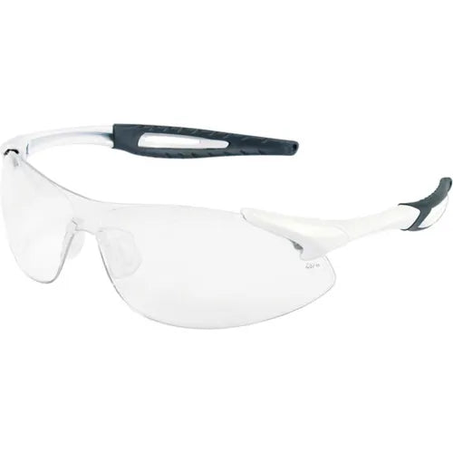 MCR Safety IA130AF Inertia&#174; Safety Glasses, White Frame, Clear Anti-Fog Lens