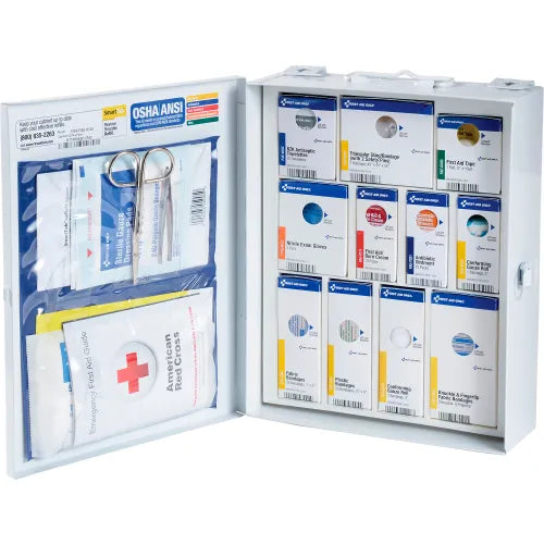 First Aid Only 1050-FAE-0103 Medium First Aid Kit, 112 Pieces, OSHA Compliant, Metal Case