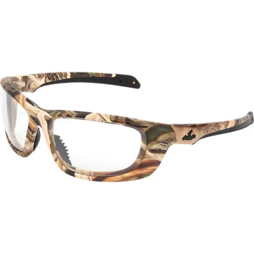 MCR Safety&#174; Mossy Oak&#174; Blades&#174; UD1 Safety Glasses, Camo Frame, Clear Lens, Anti-Fog