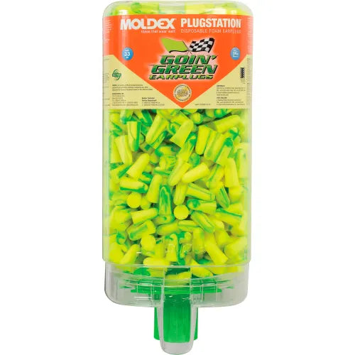 Moldex 6647 Goin' Green&#174; PlugStation&#174; Earplug Dispensers, 500 Pairs/Dispenser