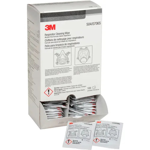 3M&#8482; Respirator Cleaning Wipes, 504, Box of 100