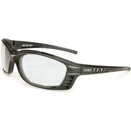 Uvex&#174; Livewire Safety Glasses, Matte Black Frame, Clear Lens, Anti-Fog