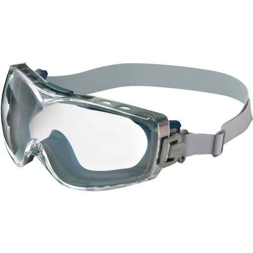 Uvex&#174; Stealth Hydroshield Safety OTG, Navy Frame, Clear Lens, Scratch-Resistant, Hard Coat