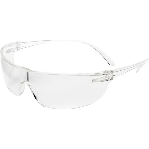 Uvex&#174; SVP200 Safety Glasses, Clear Frame Frame, Clear Lens, Scratch-Resistant