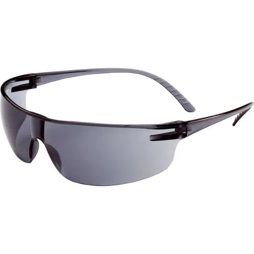 Uvex&#174; SVP202 Safety Glasses, Gray Frame, Gray Lens, Scratch-Resistant - Pkg Qty 10