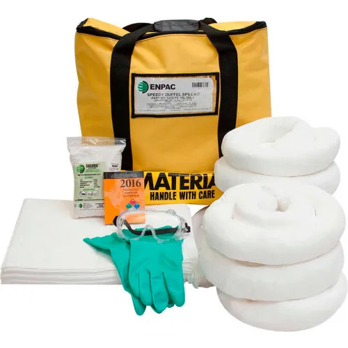 ENPAC&#174; Speedy Duffel Spill Kit - Oil Only, 10 Gal. Capacity, Yellow, 1312-YE