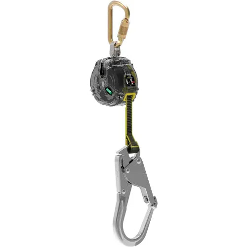 MSA Latchways&#174; Personal Fall Limiter, 10', Web, Single Leg, Rebar Hook, 63013-00A